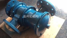 帶雙接（jiē）管（guǎn）襯氟（fú）呼吸（xī）閥