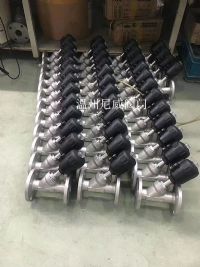 氣動法（fǎ）蘭角座閥塑料頭